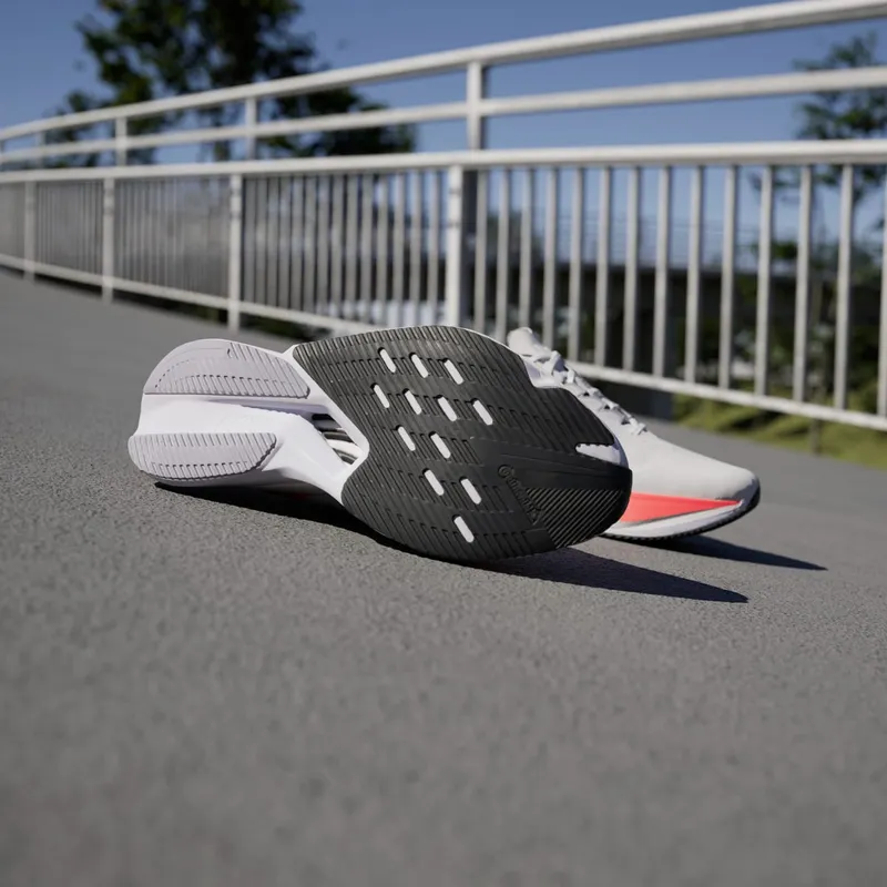 adidas Adizero Boston 12 Cloud White Aurora Met. Solar Red (IF9210)