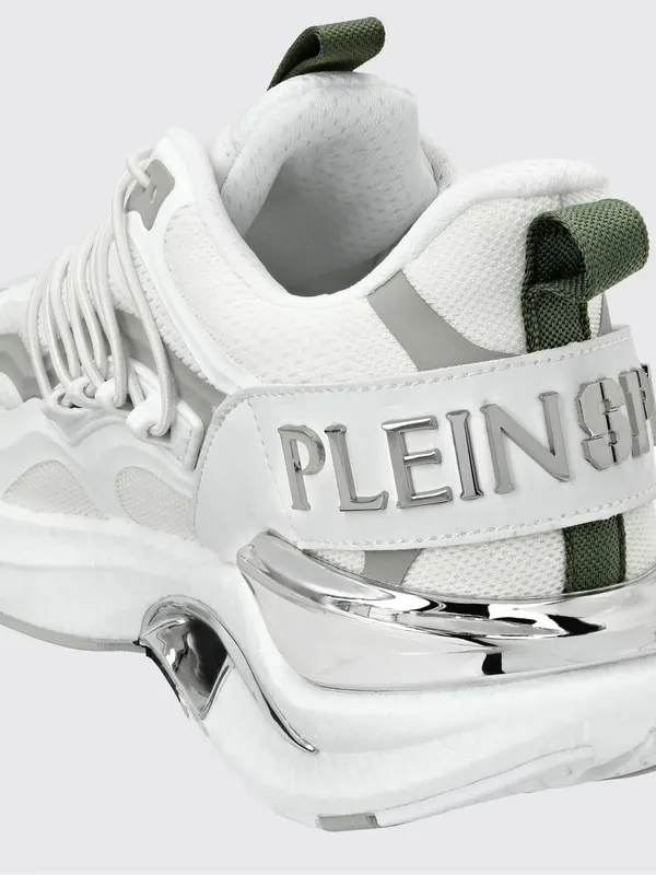 Plein Sport Air Pressure Gen. X.04 Low-Top Sneakers in Mesh with Chunky Sole White (SAESUSC0736STE003N0105) (2)