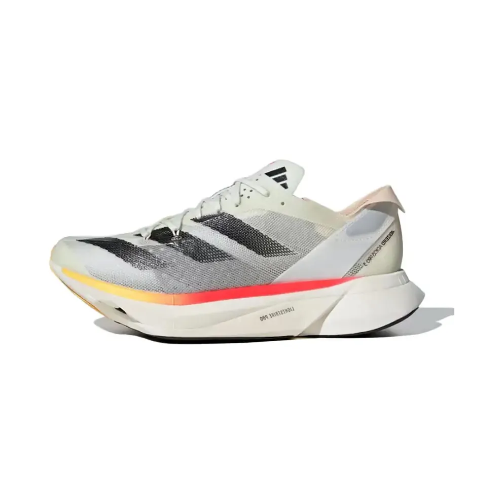 adidas Adizero Adios Pro 3 Ivory Core Black Crystal Sand (IG6442)