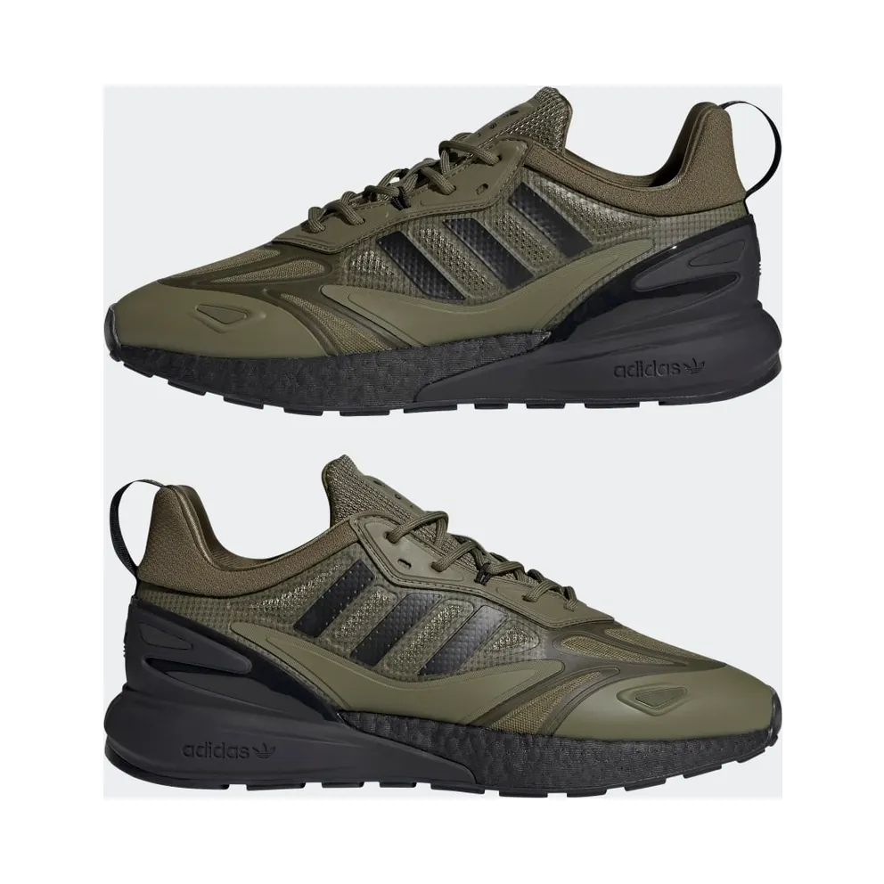 Adidas ZX 2K BOOST 2.0 Focus Olive / Core Black / Orange Rush (GW0518)