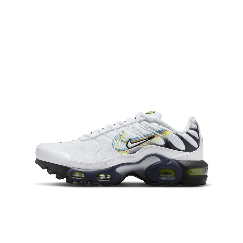Nike Air Max Plus Older Kids’ White (DV7140-100)