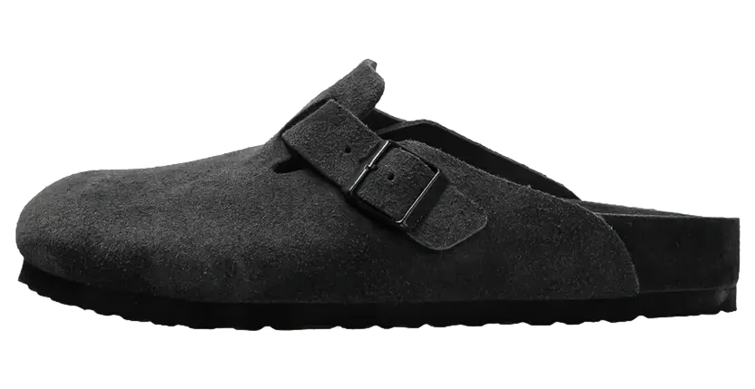 Birkenstock Boston Exquisite Suede “Charcoal” (1031485)