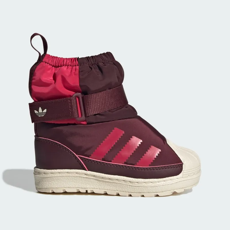 Adidas Superstar 360 Boot Kids Maroon / Wonder White / Ruby Red (JR5805)