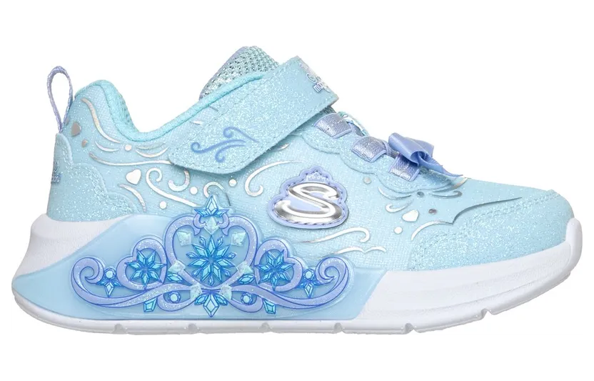 Skechers S-Lights: Lil Princess Steps Sneaker Licht Blauw