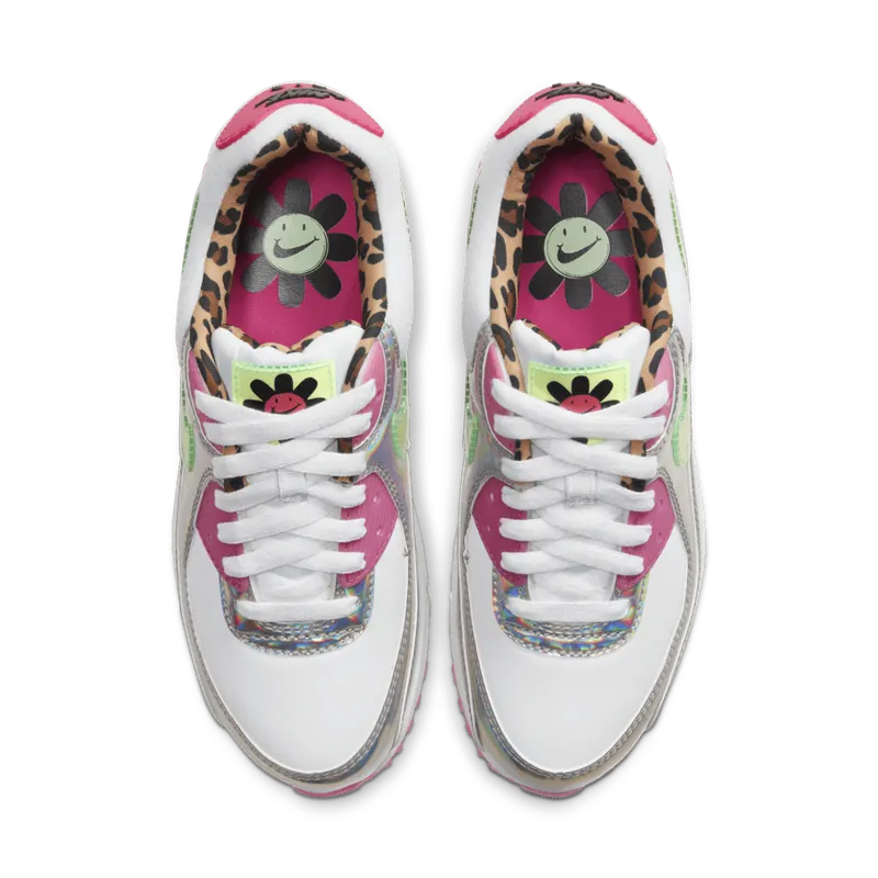 Nike WMNS Air Max 90 LX Daisy Leopard Iridescent (2020) (CQ2559-100)