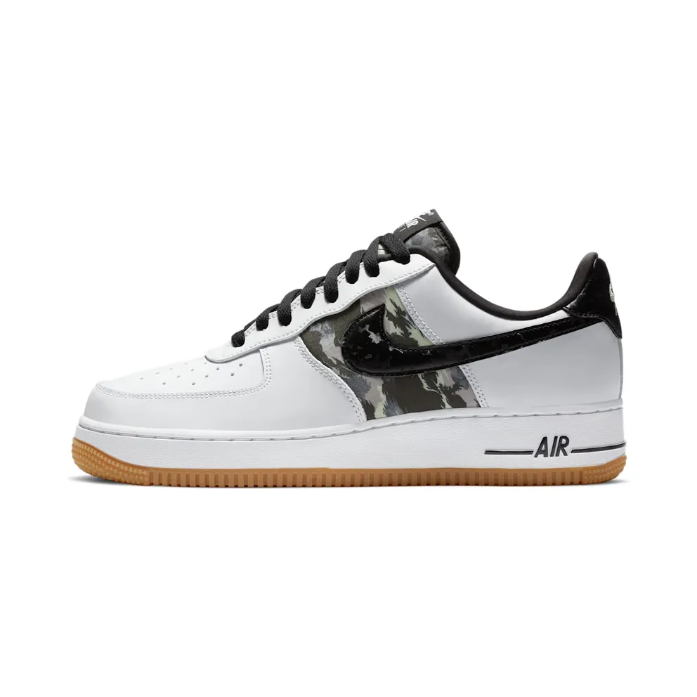 Nike Air Force 1 Low White Ripstop Camo Black Gum (CZ7891-100)