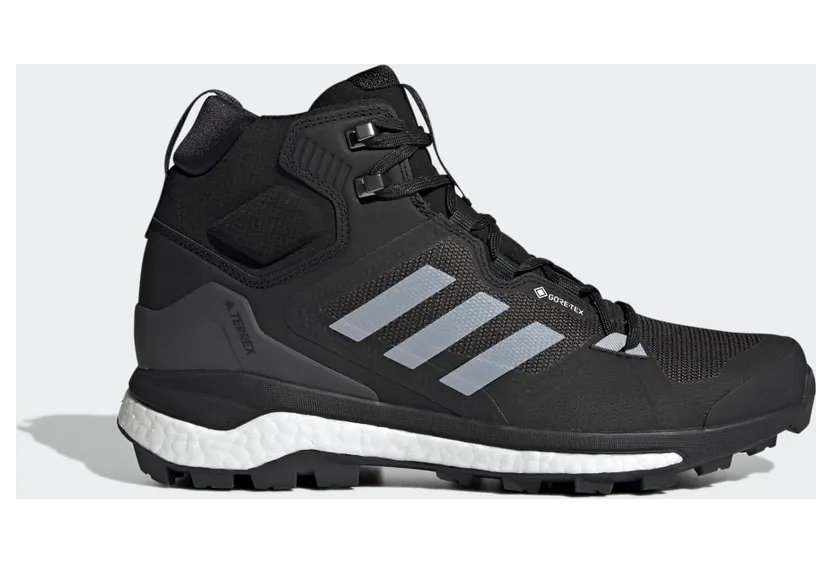 adidas TERREX Skychaser 2 Mid GORE-TEX Wanderschuh Core Black / Halo Silver / Dgh Solid Grey (FZ3332)