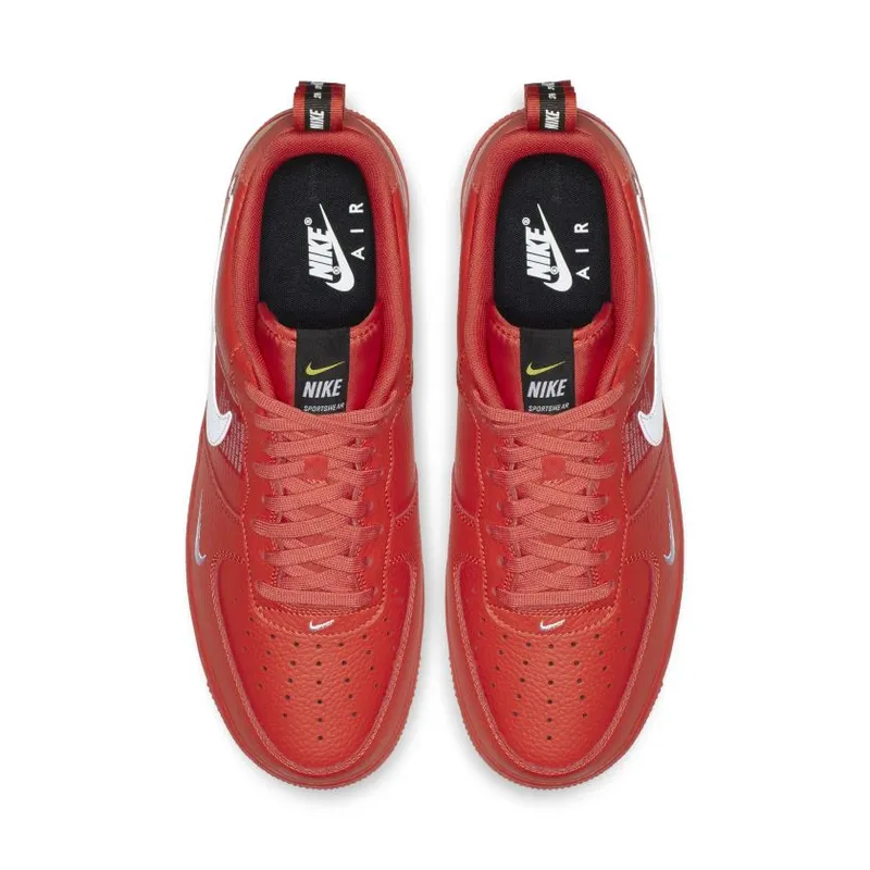 Nike Air Force 1 Low Utility Team Orange Team Orange/Black-Tour Yellow-White (AJ7747-800)