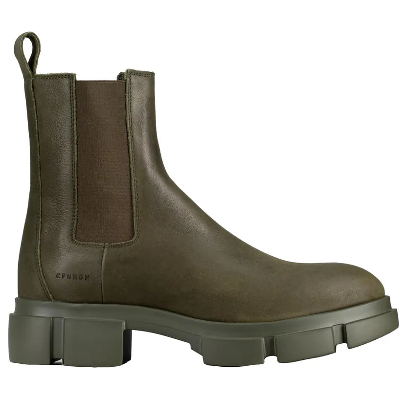 Copenhagen Studios sneaker Waxed Nabuc Khaki (CPH570-NAKH)