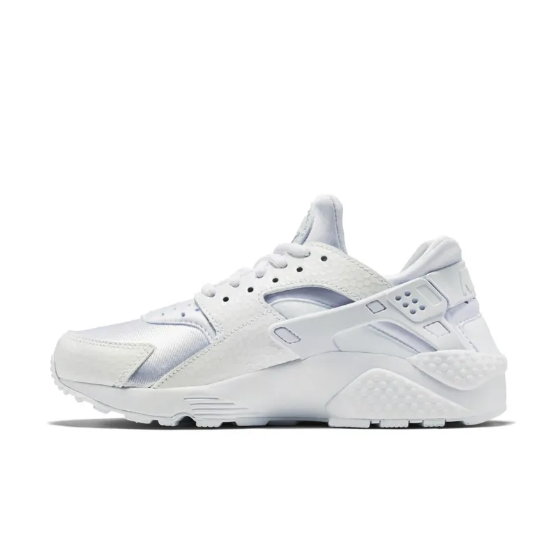 Nike  Air Huarache Triple White (W) White/White-Metallic Silver (683818-100)