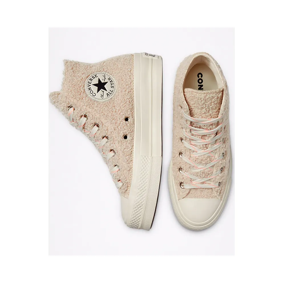 Converse Chuck Taylor All Star Platform High ‘Cozy Club’ Farro/Egret/Black (570024C)