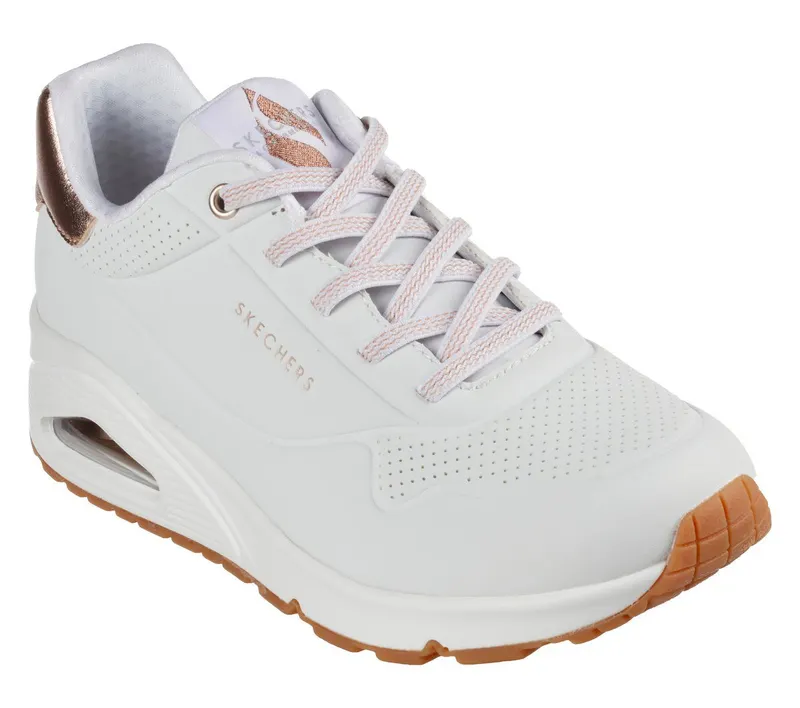 Skechers UNO – Shimmer Away Sneaker White