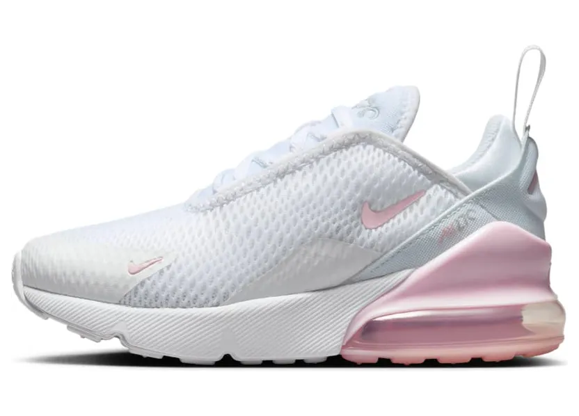 Nike Air Max 270 White Light Smoke Grey Pink Foam (AO2372-122)
