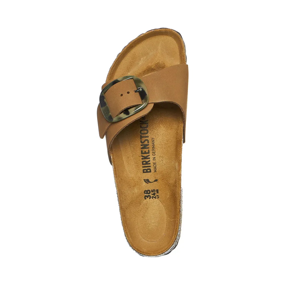 Birkenstock W Madrid Big Buckle Nubuck Mud Green (1018726)