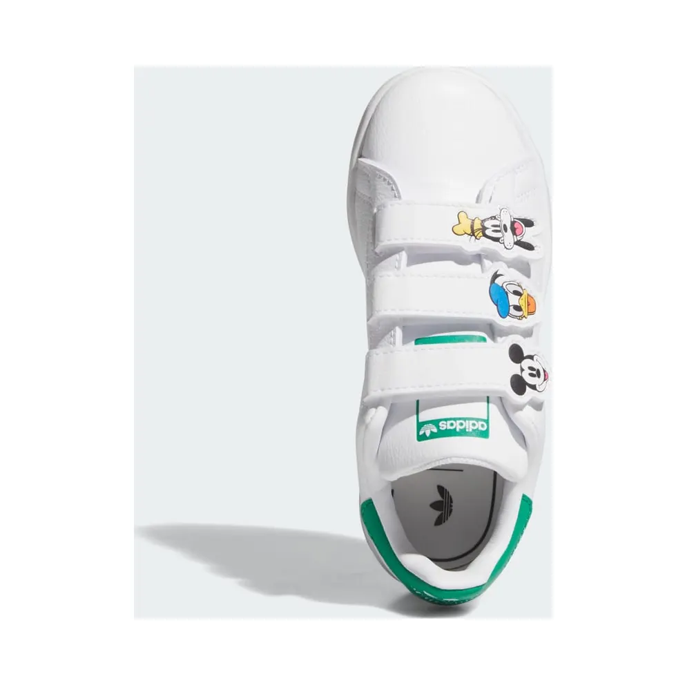 ADIDAS DISNEY STAN SMITH COMFORT CLOSURE Shoes Cloud White / Court Green / Core Black (JH7439)
