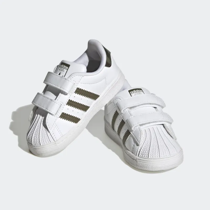 Adidas Superstar Cloud White / Olive Strata / Cloud White (HQ4286)
