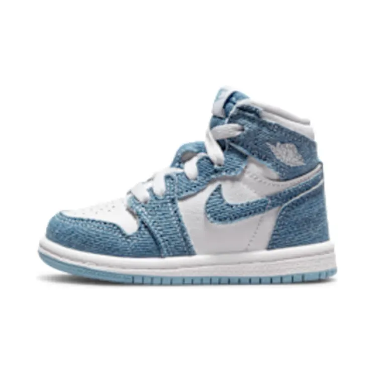 Jordan 1 Retro High OG TD Denim “White / Chile Red / Boarder Blue” (CU0450-104)