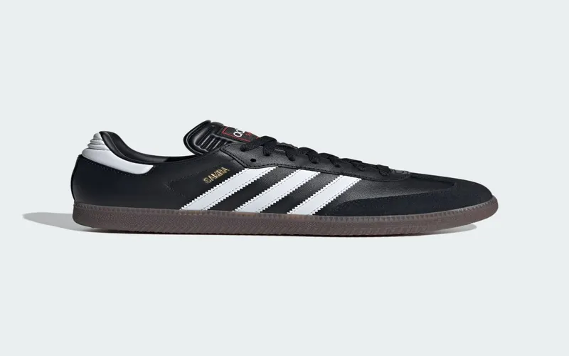 adidas Samba Indoor Core Black Cloud White Vivid Red (IH6000)