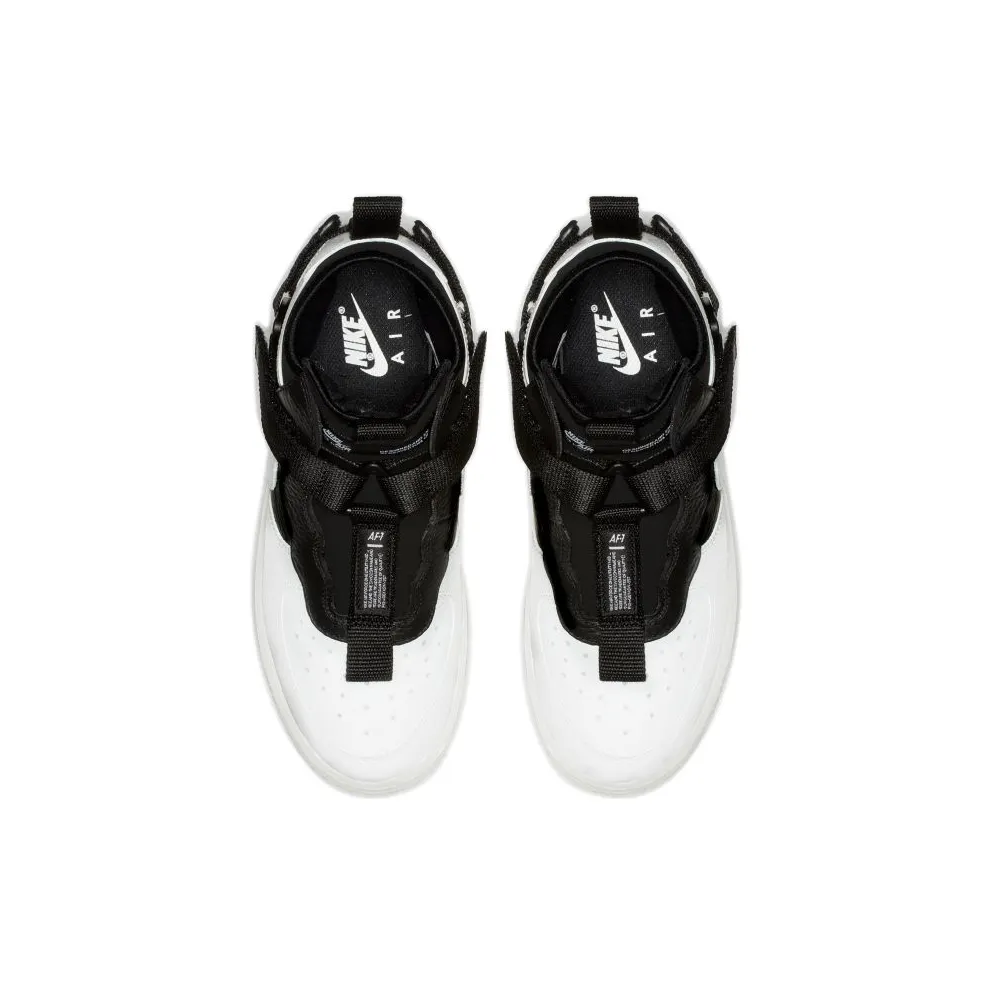 Nike Air Force 1 Utility Mid Orca (GS) Off White/Black-White (AQ3693-100)