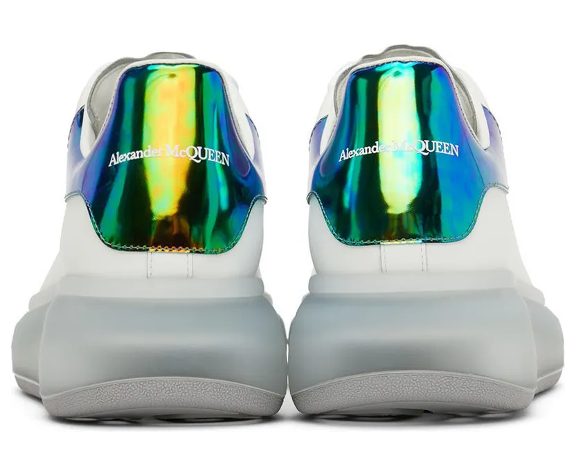 Alexander McQueen White & Multicolor Oversized Sneakers (610812WIBS14535) (4)