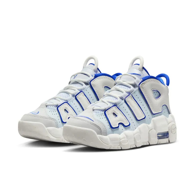 Nike Air More Uptempo Summit White Football Grey Racer Blue (FN4858-100)