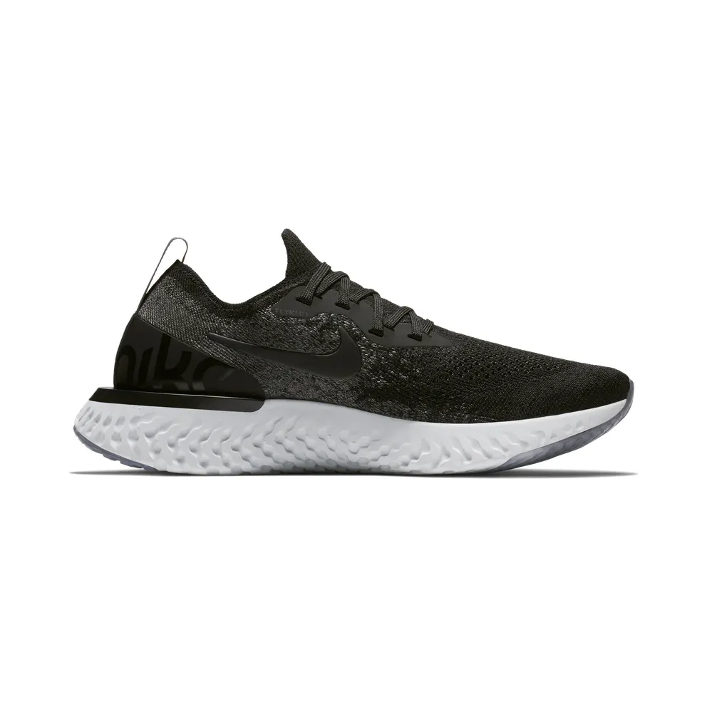 Nike Epic React Flyknit Black Dark Grey (W) Black/Black-Dark Grey-Pure Platinum (AQ0070-001)