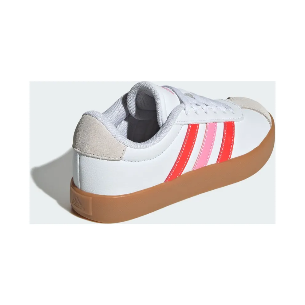 Adidas VL Court 3.0 Kids Cloud White / Bright Red / Bliss Pink (JH8722)