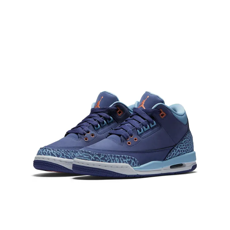 Jordan 3 Retro Purple Dust (GS) Purple Dust/Atomic Pink-Blue Cap (441140-506)