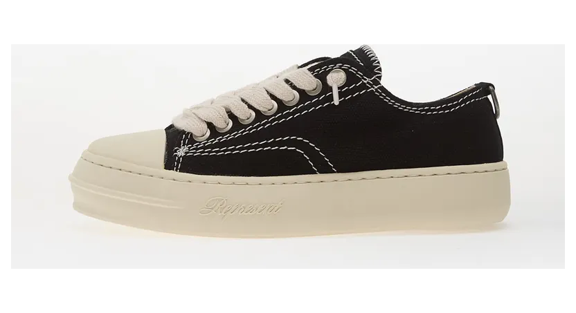 Represent Sneakers met contrasterende stiksels – Zwart (MLM100788-01)