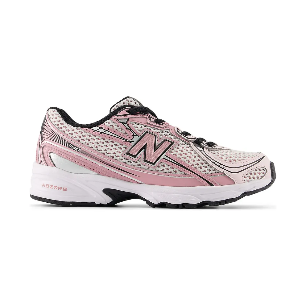 New Balance 740 Bungee Lace Washed Burgundy Pink Taffy (PZ740DK)