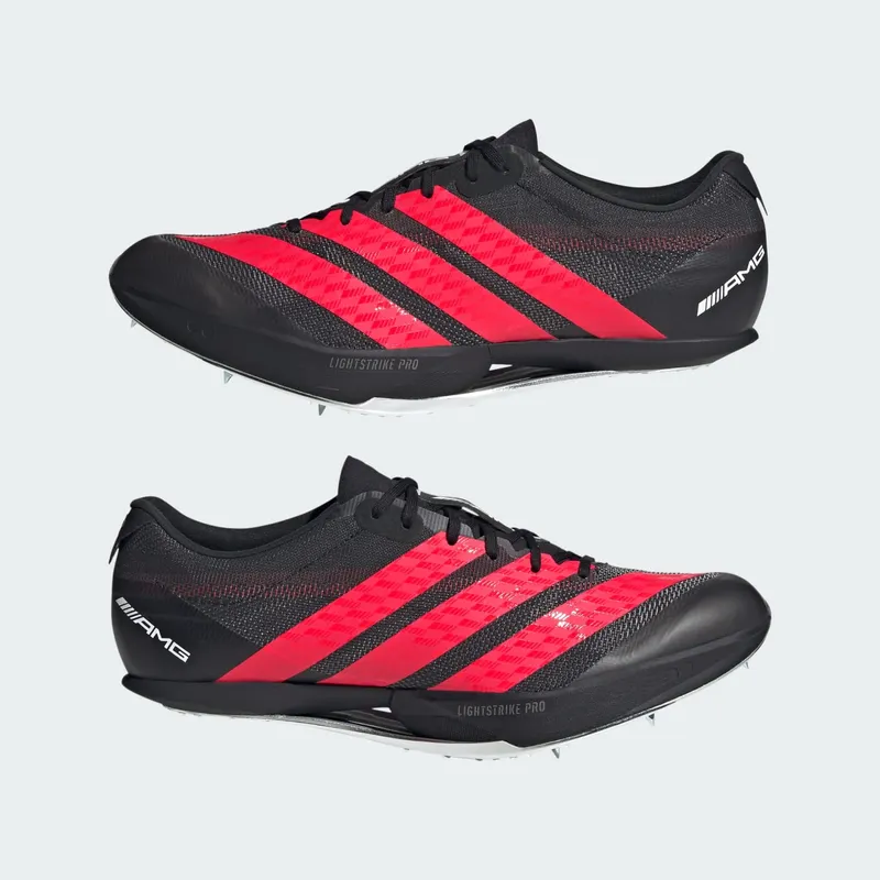 Adidas ADIZERO PRIME SP 4 AMG Shoes Core Black / Lucid Red / Cloud White (KH8838)