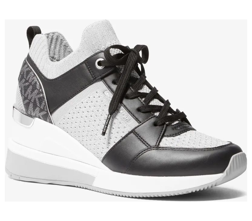 Michael Kors Sneaker Georgie Schwarz/silberton (43H3GEFS4D)