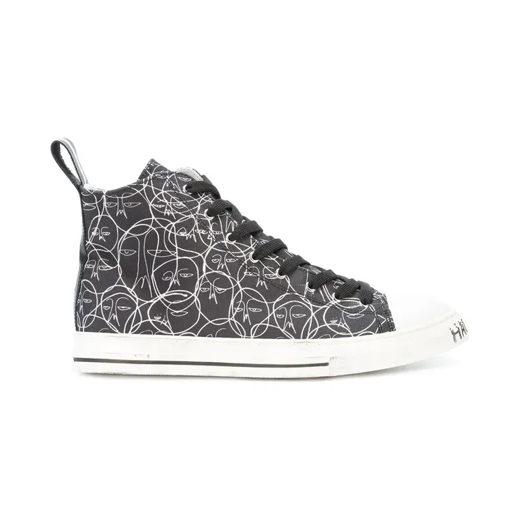 Haculla ‘One Of A Kind’ High-Top-Sneakers “Black” (HA08AHZ05A)