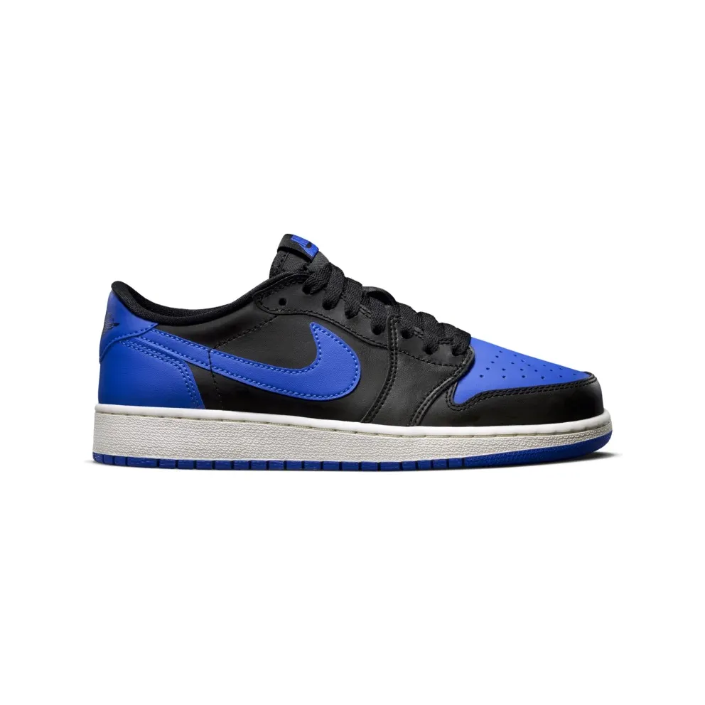 Jordan 1 Retro Low Royal Blue (GS) Black/Varsity Royal-Sail (709999-004)