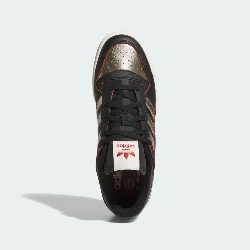 Adidas Forum Low CL Shoes Core Black / Cyber Metallic / Off White (JI3270)