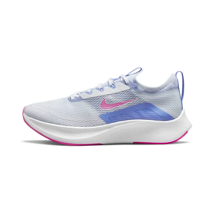 Nike Zoom Fly 4 “Football Grey / White / Sapphire / Fire Pink” (CT2401-003)