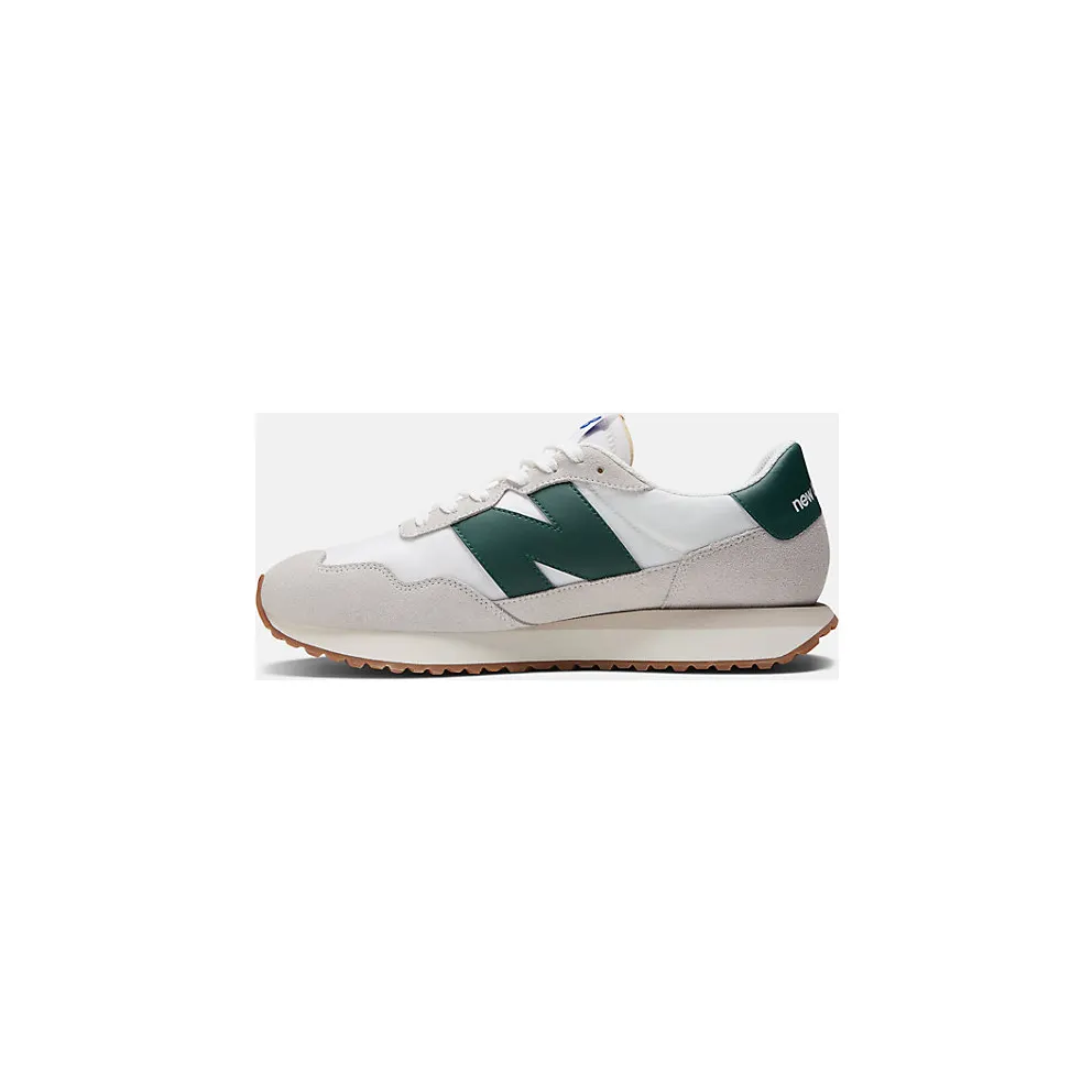 New Balance White & Green 237 (MS237RF)