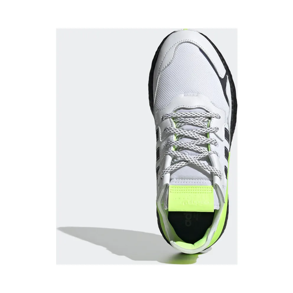 adidas Nite Jogger Cloud White Signal Green Cloud White/Core Black/Signal Green (EG6749)