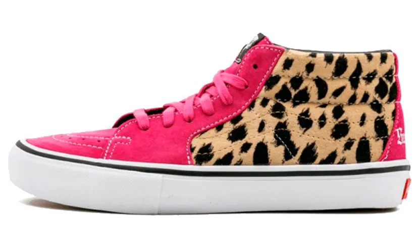Vans x Supreme SK8-Mid Pro ‘Supreme Cheetah Velvet’ (VN0A347UOPL)