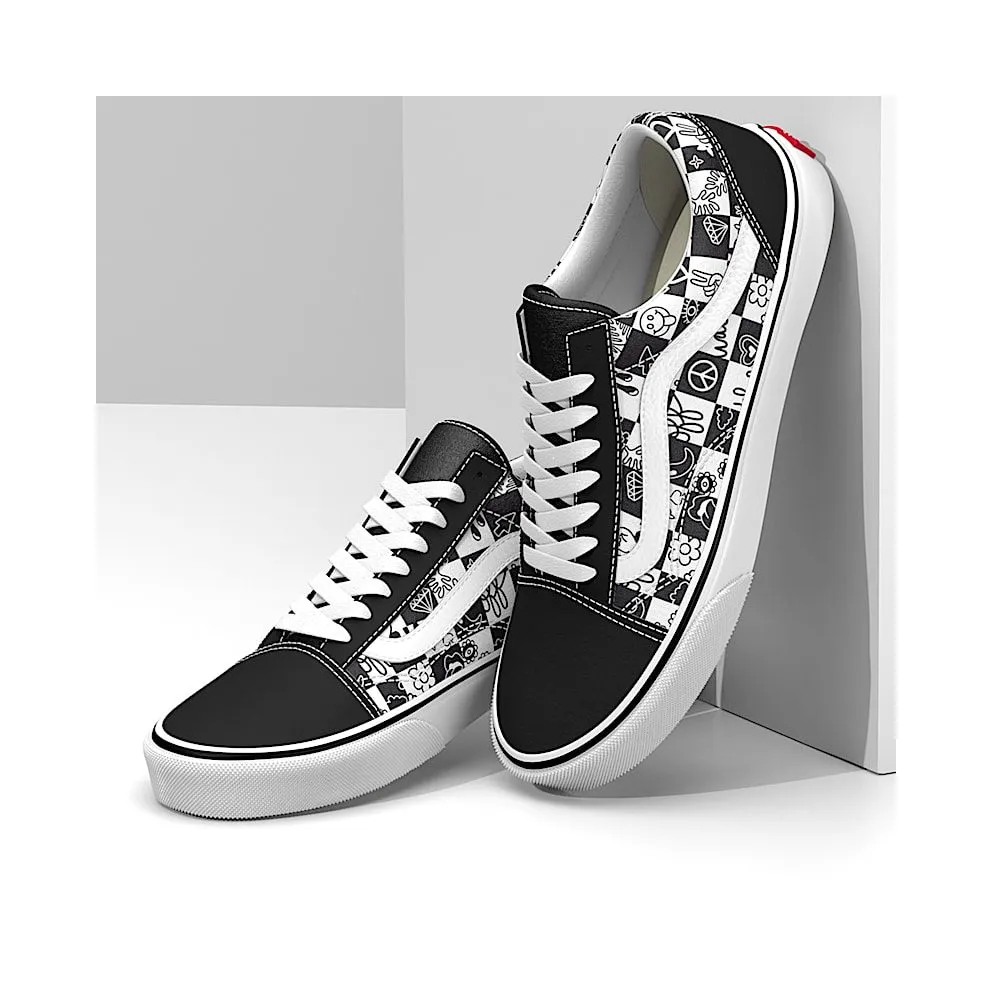 Vans Old Skool Doodle Checkerboard (VN0A7Q2J6U6)
