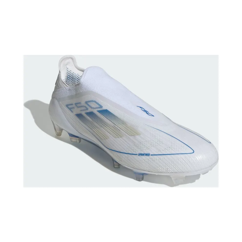adidas F50 Elite Laceless Firm Ground Boots “Cloud White / Pearl Met. / Cloud White” (IE1216)