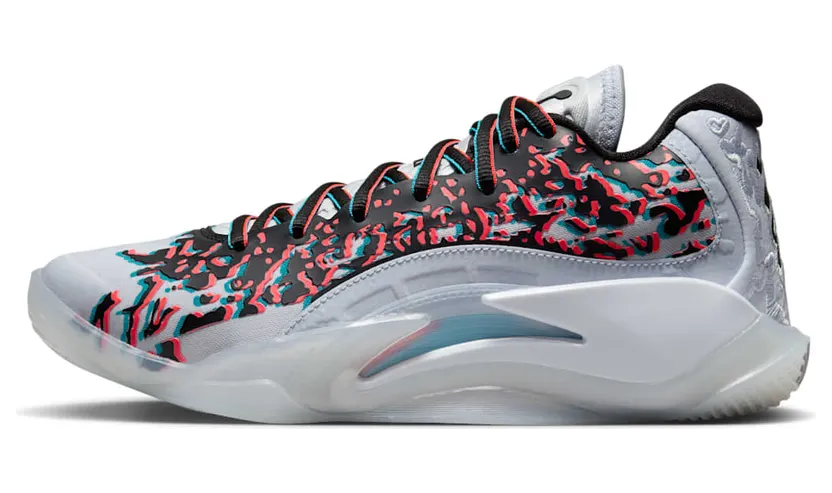 Jordan ZION 3 GS “Football Grey/Black/Flash Crimson/Chlorine Blue” (FZ4792-060)