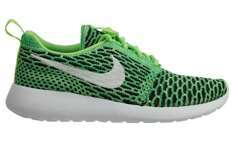 Nike Roshe One Flyknit Voltage Green White-Lucide Green (W)