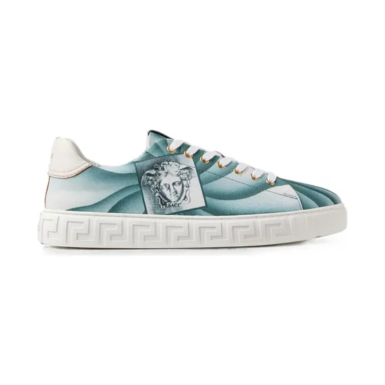 Versace aus Canvas von Greca-Print “Blue” (10242061A18998)