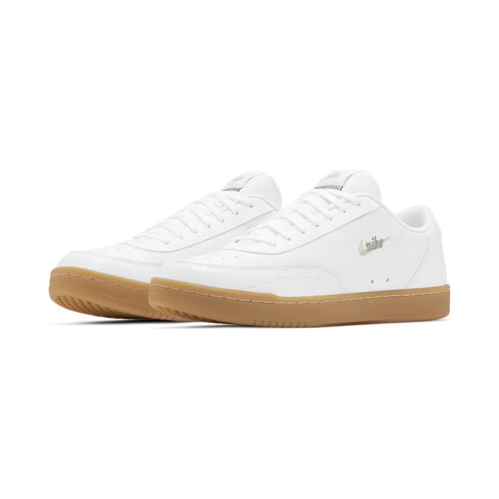 Nike Court Vintage Premium “White / Enigma Stone / Gum Light Brown / Fossil” (CT1726-101)