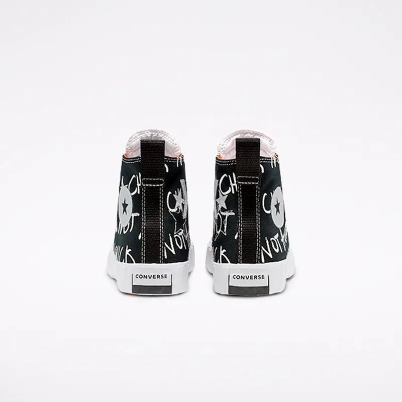 Converse UNT1TL3D High Top Black/white/bold Mandarin (266514C)
