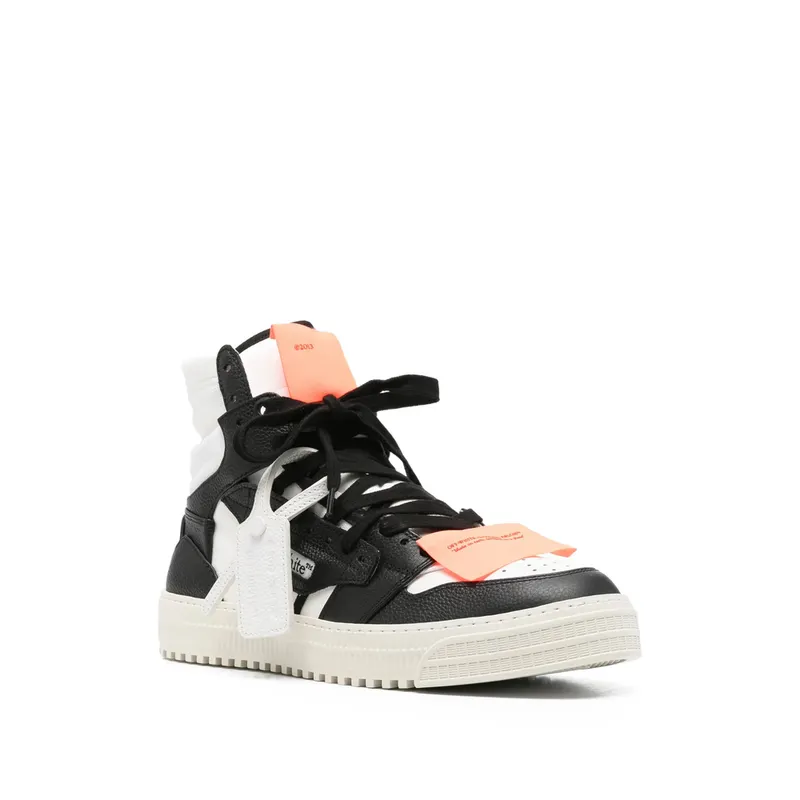 Off-white High-top Lace-up “Black/White” (M065S6L001 WHBLK)