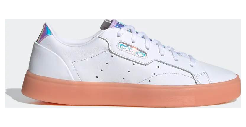 adidas Sleek Cloud White / Silver Metallic / Haze Coral (FW3718)