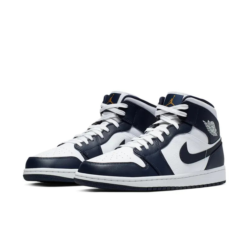 Air Jordan Nike AJ I 1 Mid ‘Obsidian’ (2019) (554724-174)
