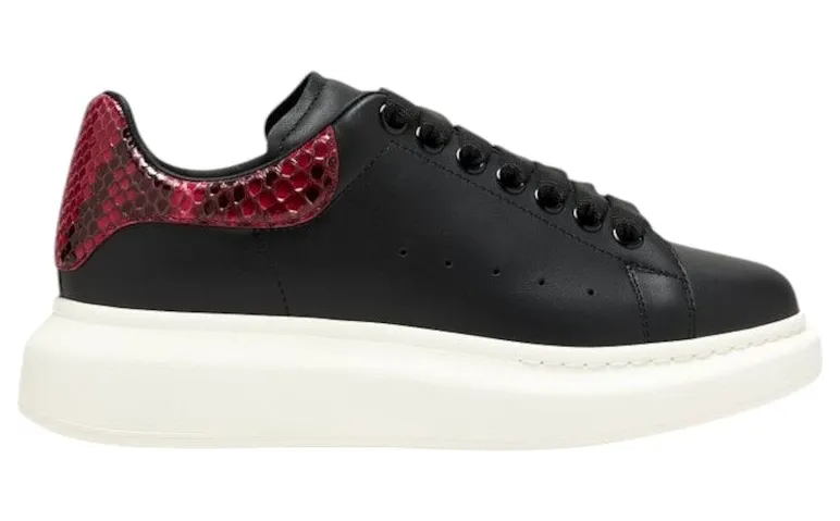 Alexander McQueen Oversized Black Red Python Print (817533WLAAH1045)